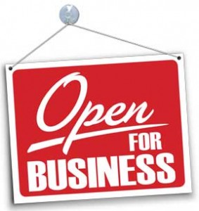 Open for Business